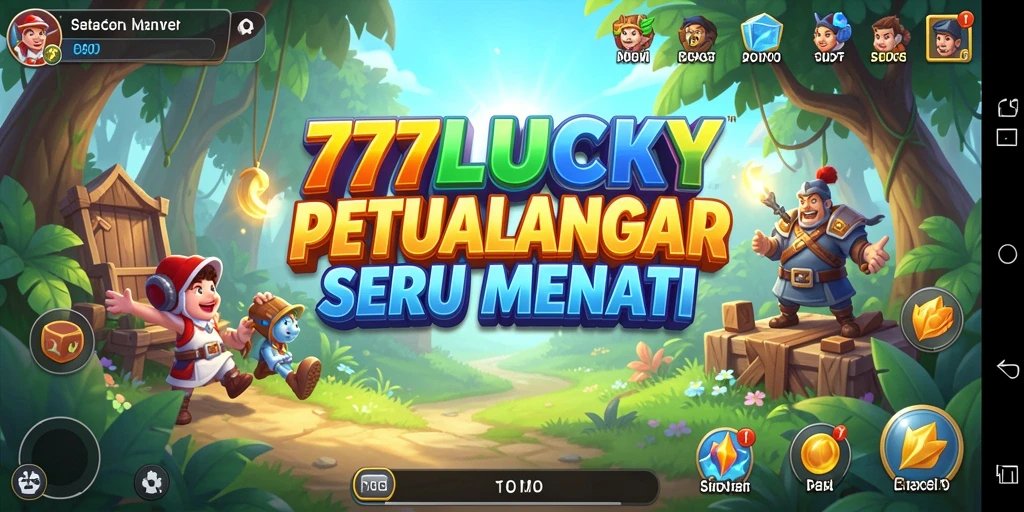 Tampilan gameplay <strong>777LUCKY</strong> yang menampilkan petualangan seru di dunia yang penuh tantangan.