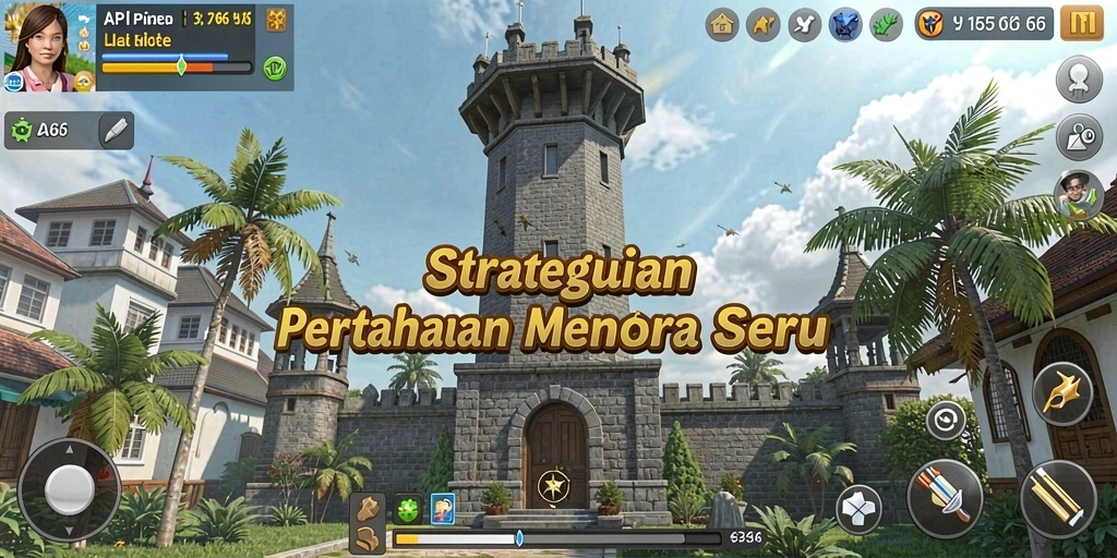 Gambaran menarik dari permainan Tower Defense API66.