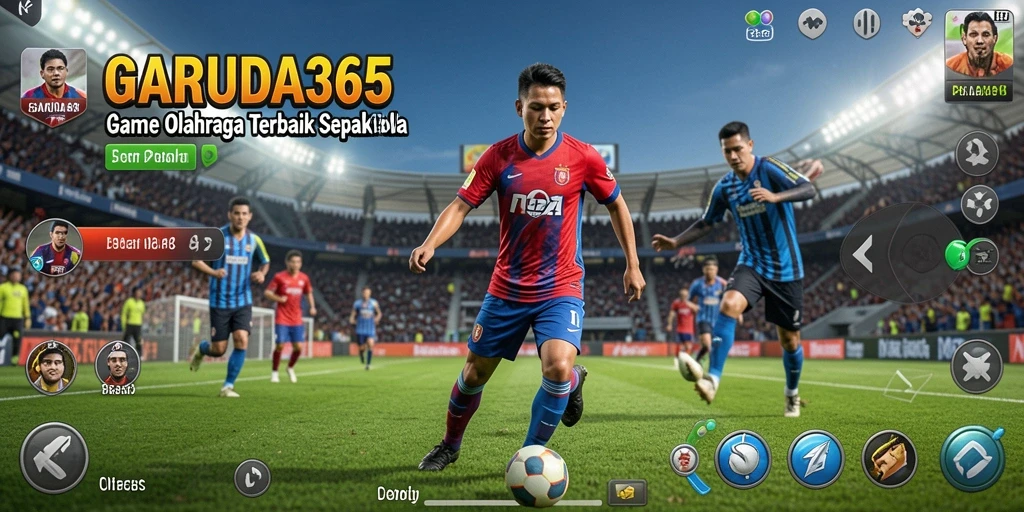 Tangkapan layar dari gameplay GARUDA365 yang menunjukkan aksi seru di lapangan.