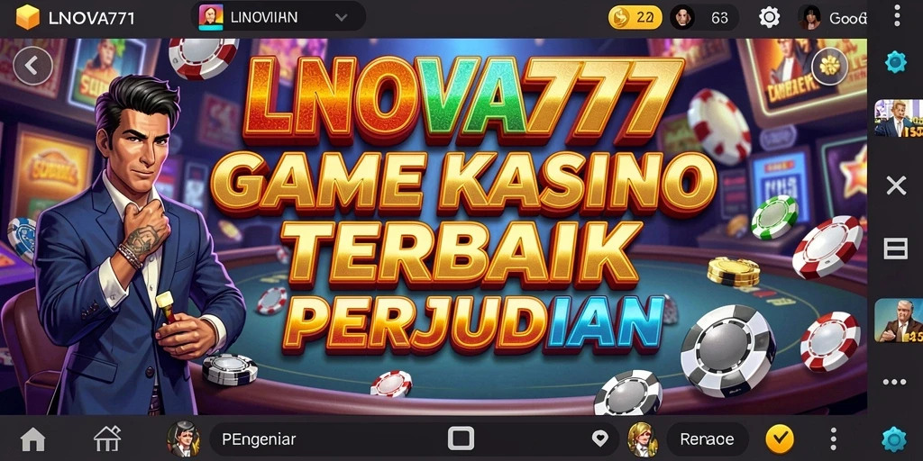 Tampilan gameplay LNOVA777 yang menarik dan penuh warna.
