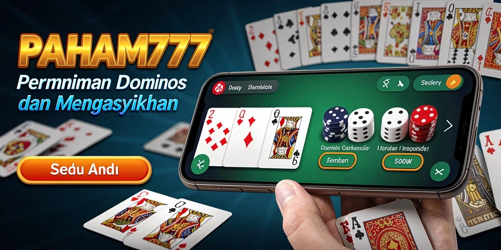 Screenshot gameplay PAHAM777 menampilkan keseruan bermain Domino.
