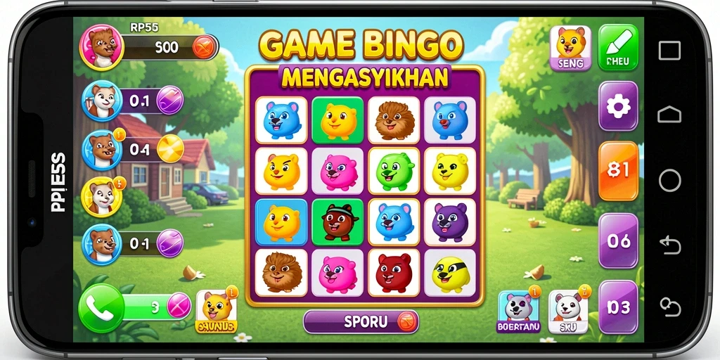 Tampilan screenshot gameplay RP55 yang menarik dan penuh aksi Bingo.