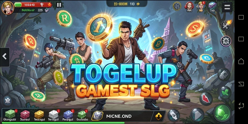 Tampilan gameplay TOGELUP yang menarik dan penuh strategi.